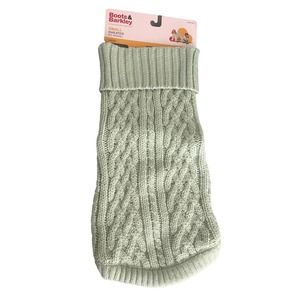 Dog soft, cozy cable knit sweater by Boots and Barkley. Size Small.  NWT